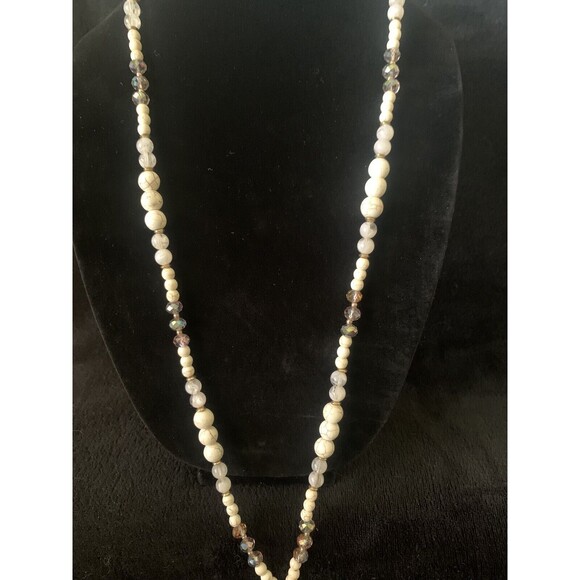 Veronese Signed Geode Beaded Pendant Necklace Beautiful - Picture 16 of 16